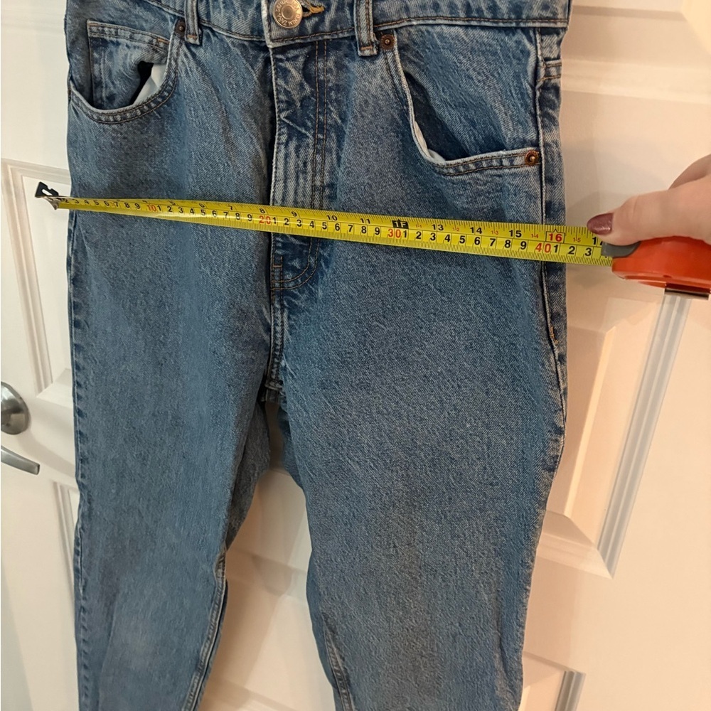 Zara Straight Leg Blue Jeans - Picture 5 of 9